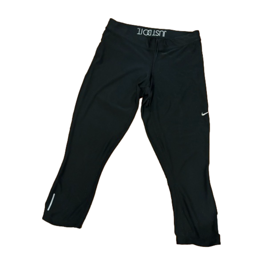 3 PIECES 90s NIKE DRI-FIT CROPPED LEGGINGS  PILATES, YOGO & BARRE CAPRI PANT L - Picture 9 of 11